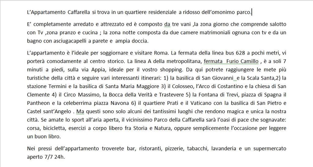 Appartamento Caffarella Róma Kültér fotó